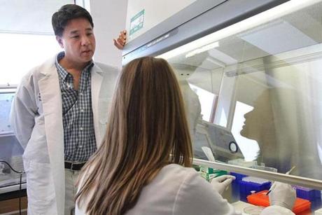 Tufts Lyme researcher Dr. Linden Hu spent four years getting federal approval to place ticks on volunteers for his work.